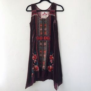 JWLA for Johnny Was Velvet Tank Dress